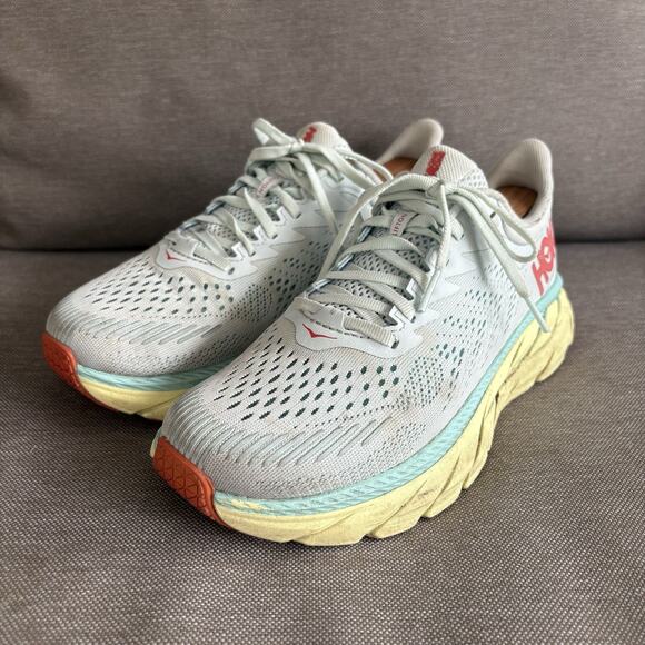 Hoka One One Womens Clifton 7 1110509 MMHC Blue Running Shoes Sneakers US Size 7 - Picture 2 of 16